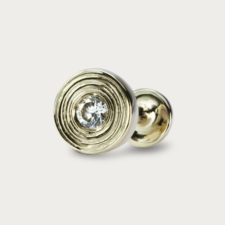 toanoi diamond gold circle shape body jewelry