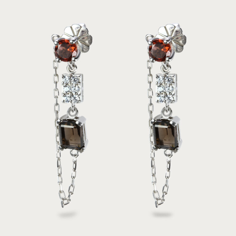 Garnet earrings
