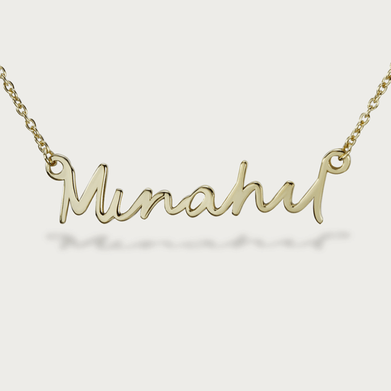 English name necklace