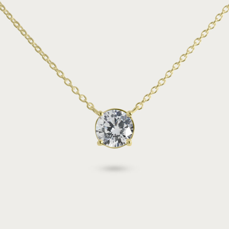 3mm diamond necklace