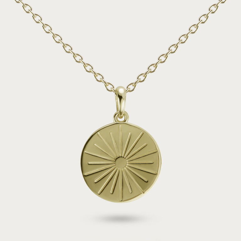 sun shape necklace