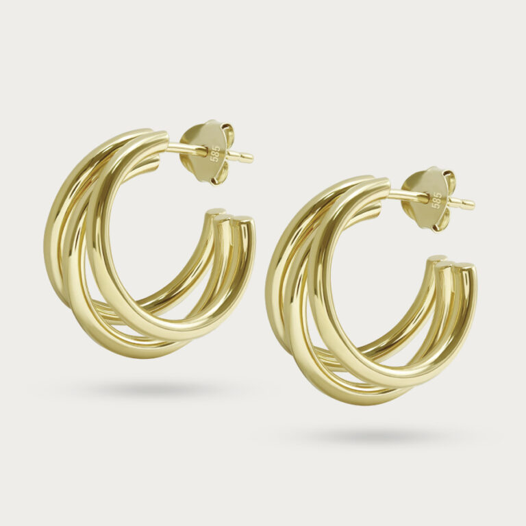 Triple Hoop Earrings