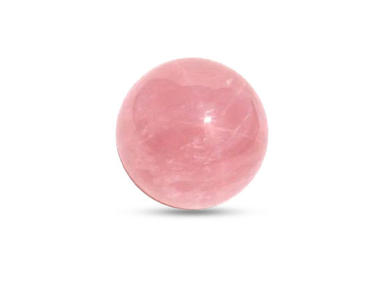 Loose rose quartz gemstones
