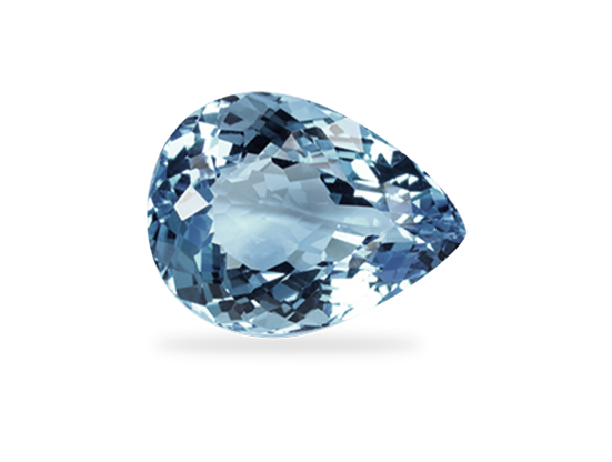 Loose sky blue topaz gemstones