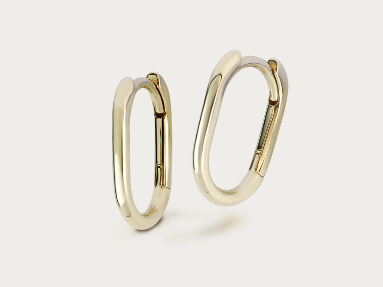 Gold earrings, style BIJ-085