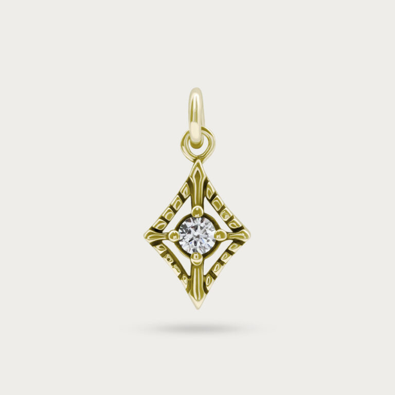 Gold charm, style CH-31