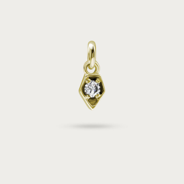 Gold charm, style CH-34